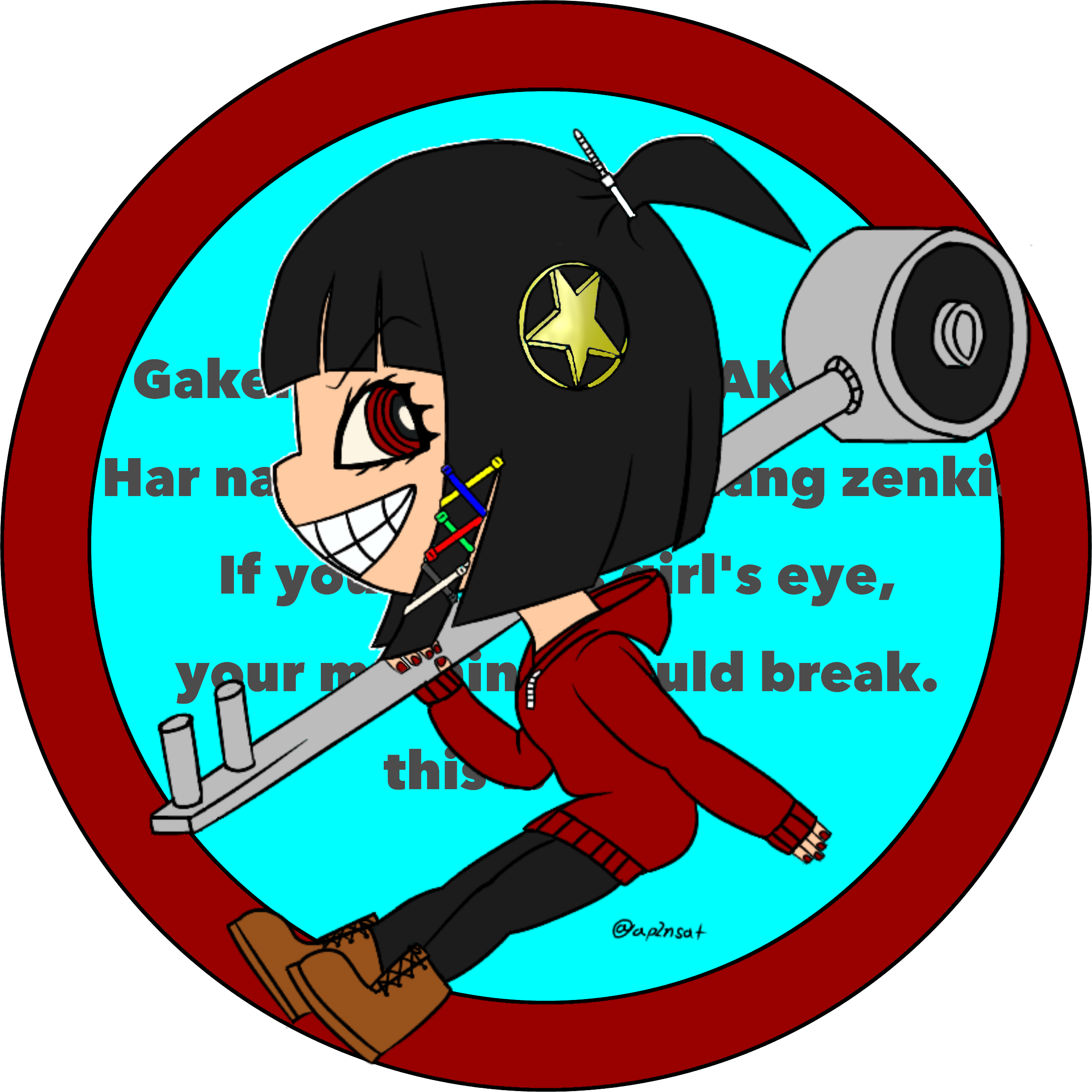 ドリフトチームオリジナルキャラクター(ステッカー) - ibisPaint