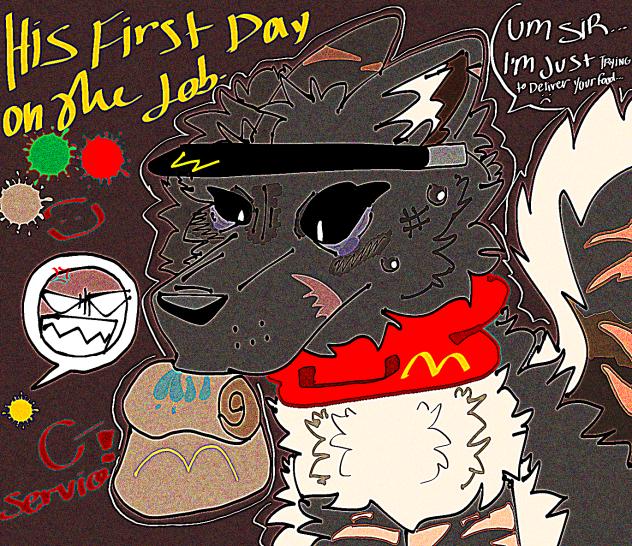 Goober’s first Job!!!!!