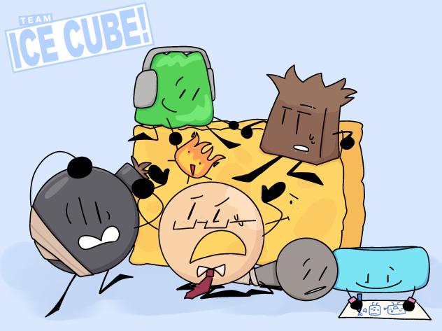 team ice cube in my bfb au!