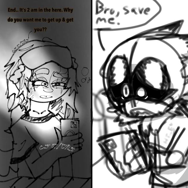 Silly End waking Queen from her sleep