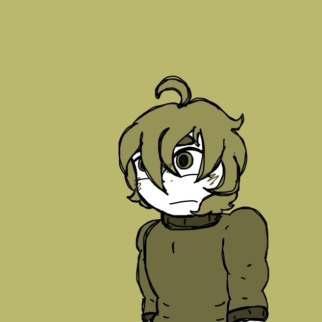 Olive green.