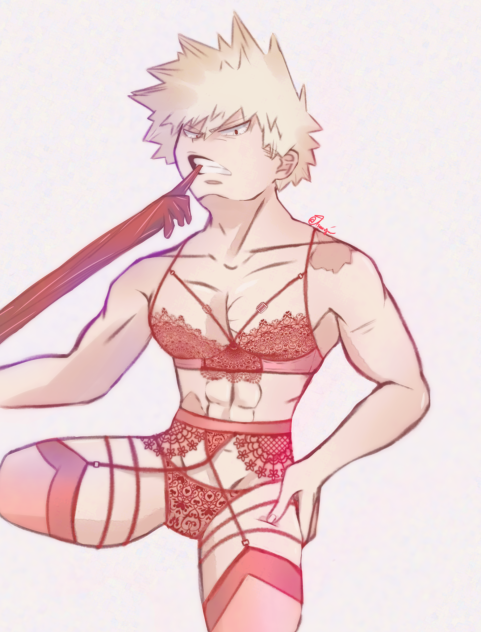 Lingerie Katsuki 👙