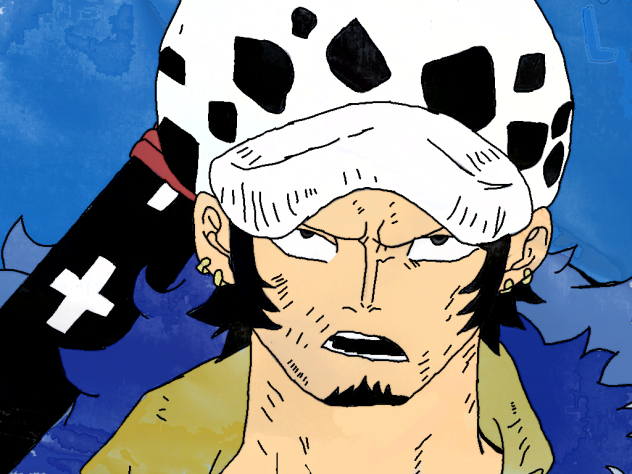 Trafalgar Law inside his room