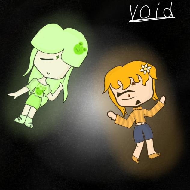 Froggy and  Lily in the Void