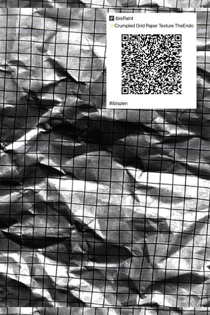 Crumpled Grid Paper Texture