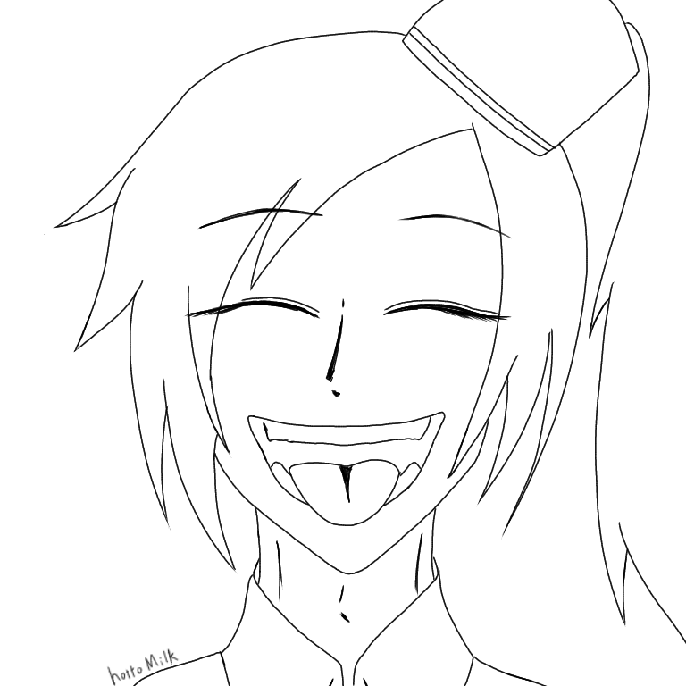 Osmn 口だけゲス顔 線画 Ibispaint