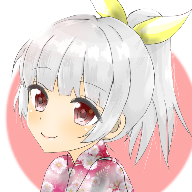 白髪ポニテ Ibispaint