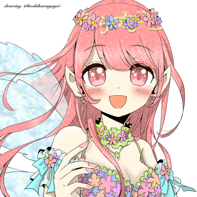 妖精たん（線画）