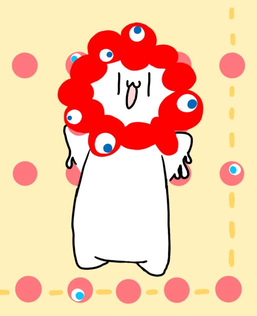 ミャクミャクさんとフュージョン