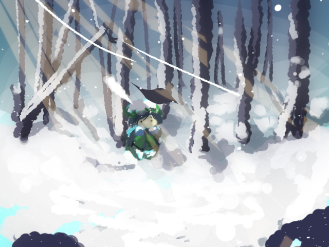 Frosty Forest - ibisPaint