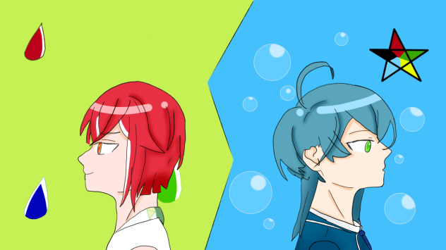 あんスタ】逆先夏目くんと深海奏汰くんを描いてみた - ibisPaint