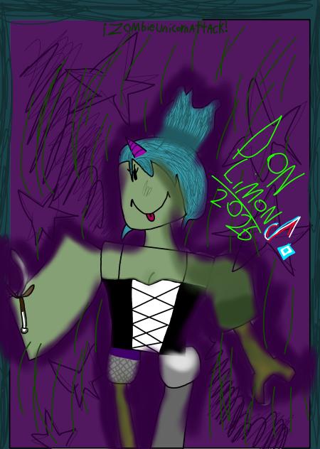 zombieunicornattack fanart Roblox admin