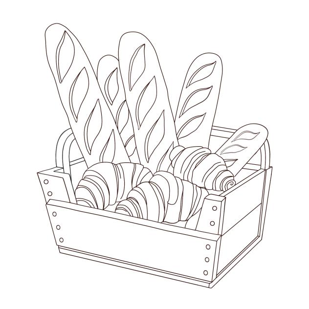 bread basket & croissants 1