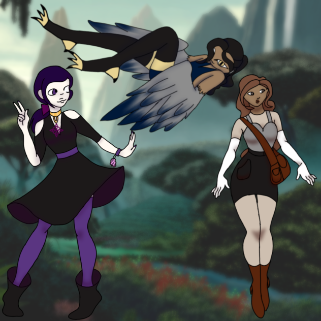 necromancer, chaos, and docter