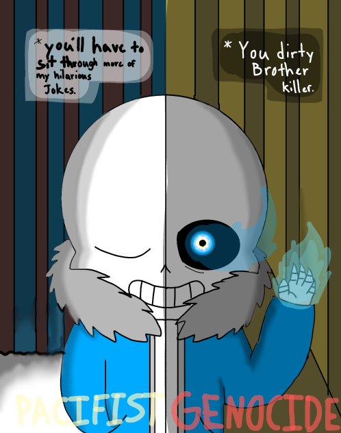 Pacifist or Genocide Sans Undertale