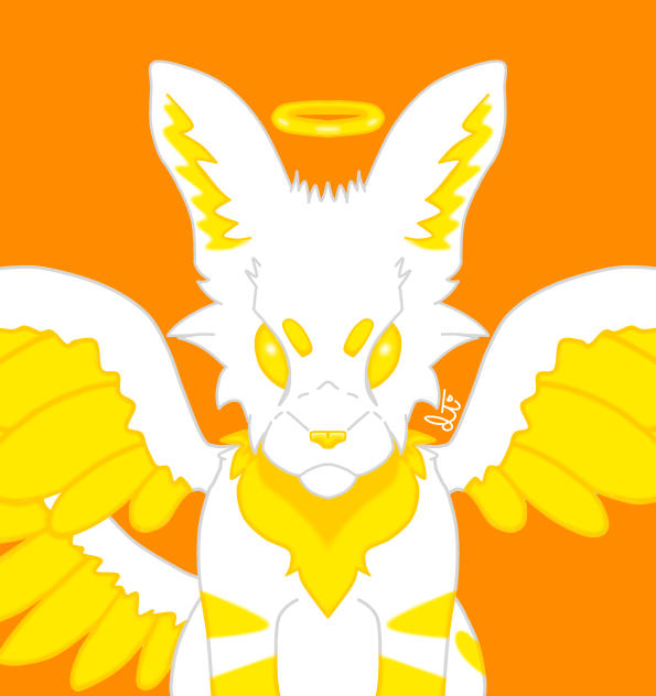 My new pfp, meet my main OC Angel!