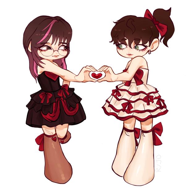 Ania and Evita valentines addition