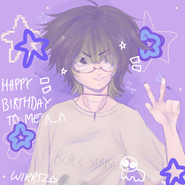 Birthday day art yipppeeeee