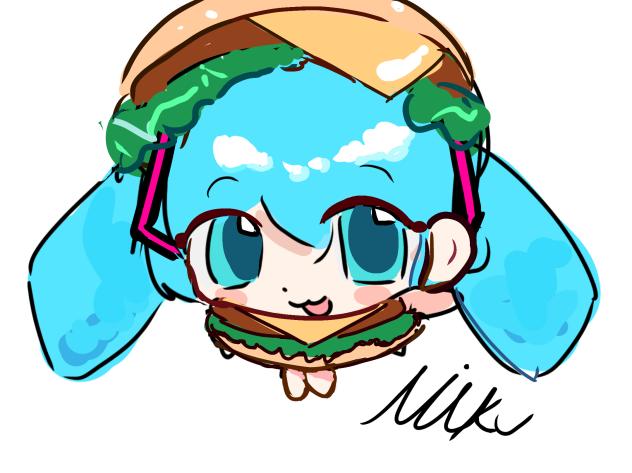 Burger Miku