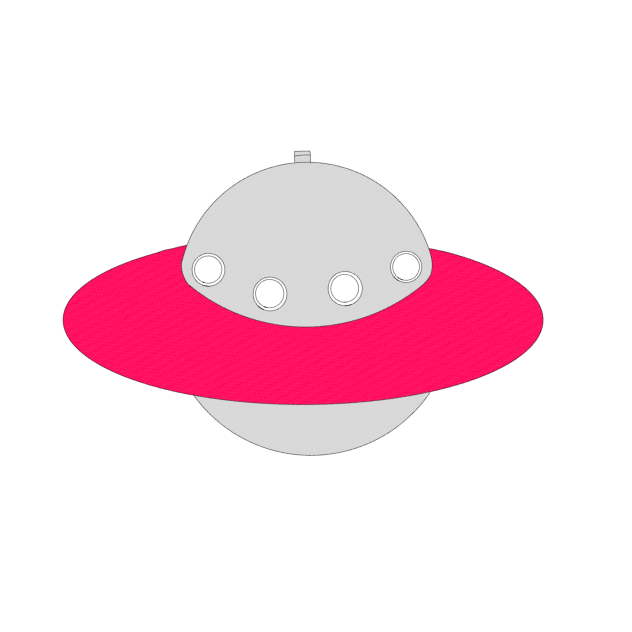 ドットUFO単体