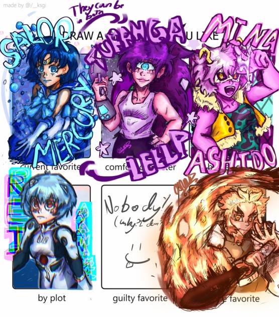 My Favorite characters (remake) part 5