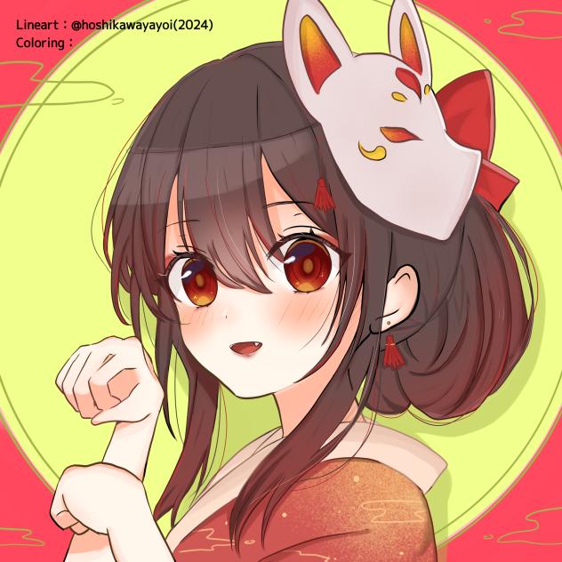 塗り絵したなり