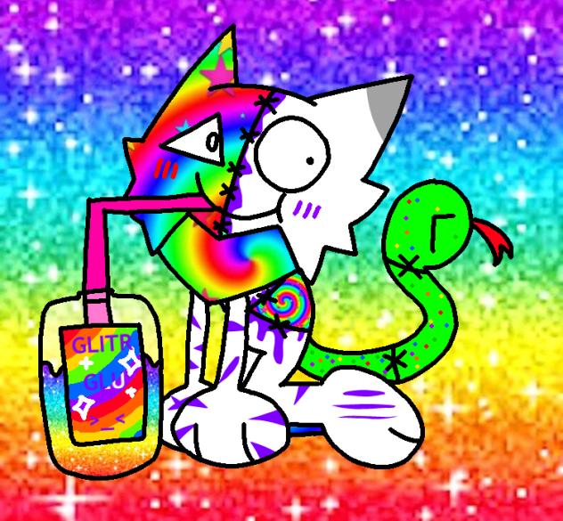 Idiot sippin Glitter glue