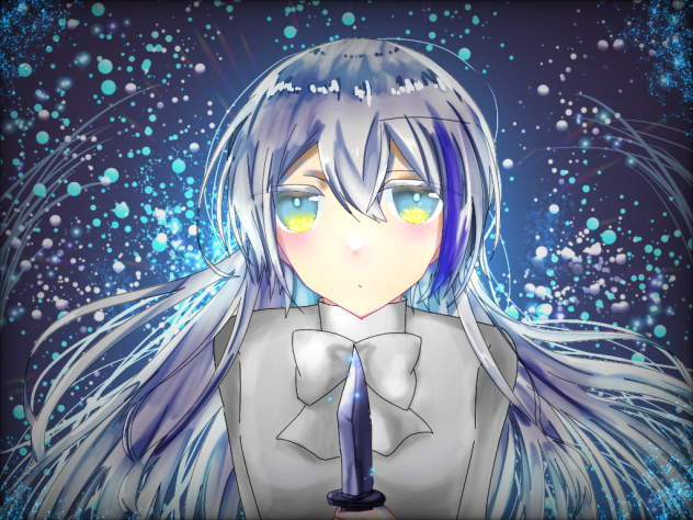 水の中で