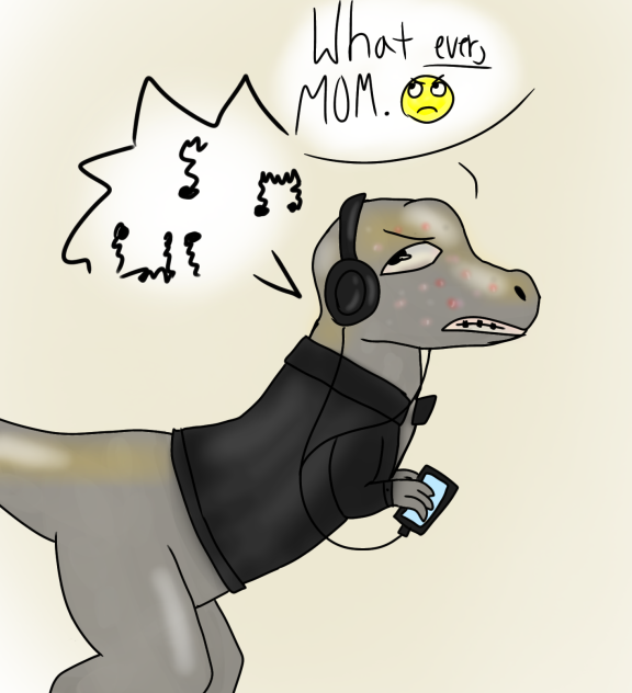 teenage velociraptor