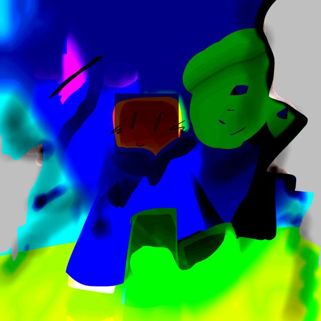 a picture tainted and stained with love
