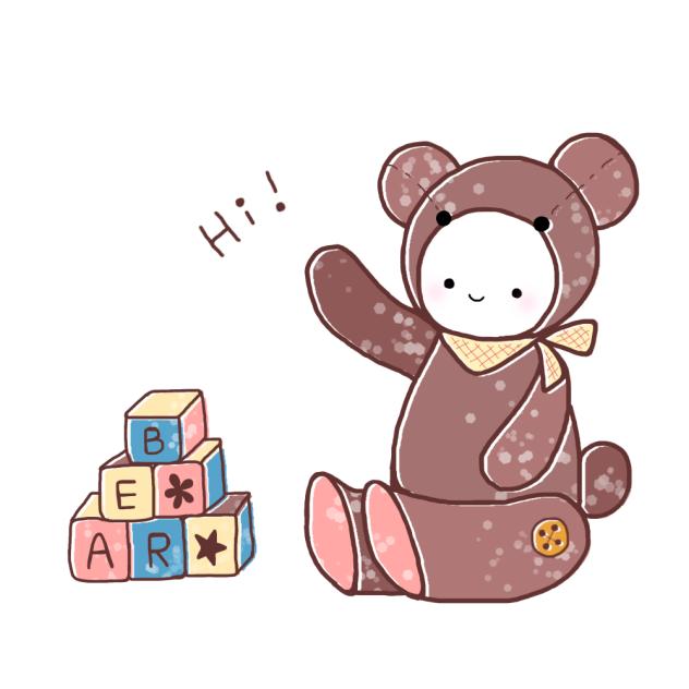 くまぬいぐるみ