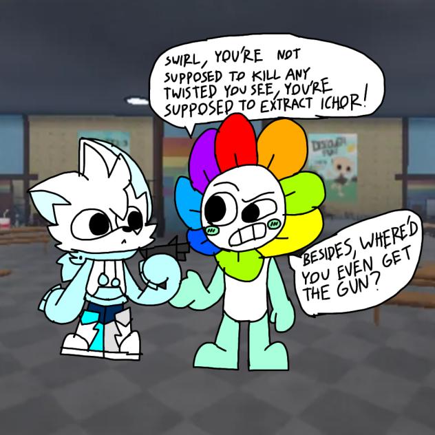 Swirl, Dandy, and a gun