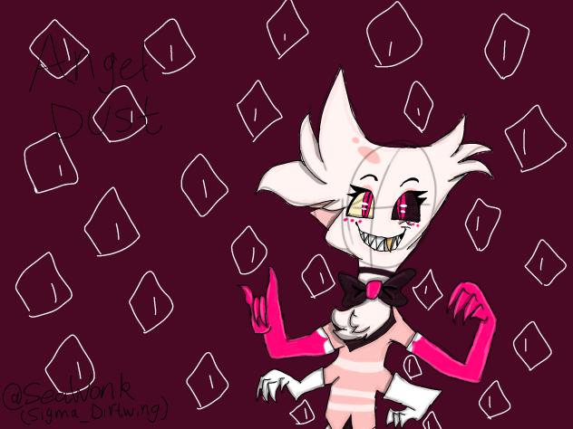 Angel Dust fanart-Hazbin Hotel