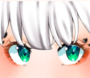 green eyes