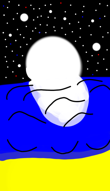 View of the ocean - ibisPaint