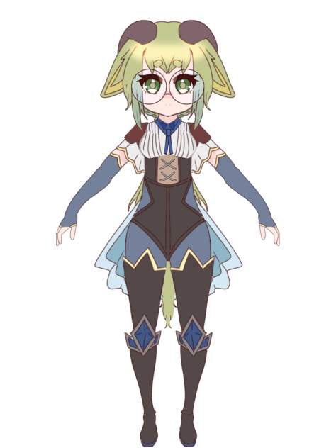 無題601🐐👓️📚️キャラデザ