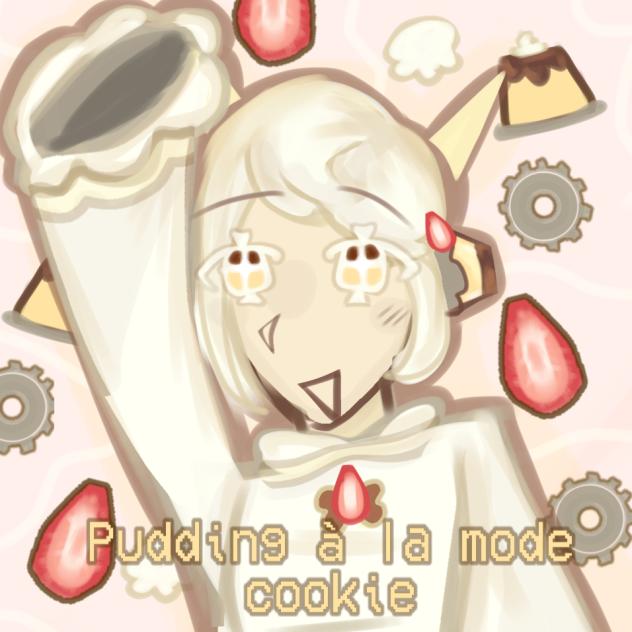 Pudding à la mode cookie! 🍮🍪🍦