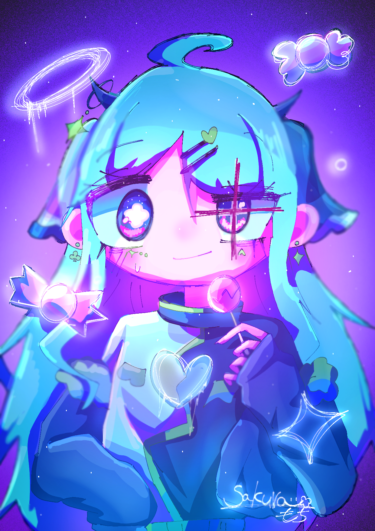天使と悪魔のキャンディー - ibisPaint