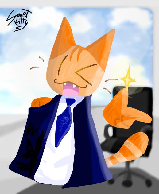 heheh a suit