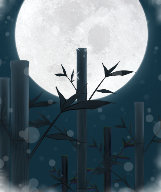 Snowy Anime Background❄️🌑