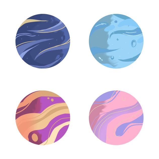 Colourful planet - ibisPaint
