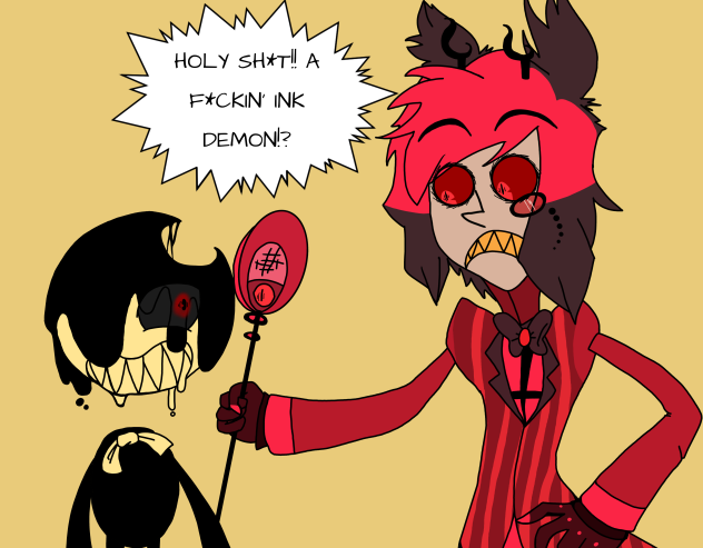 Radio Demon meets Ink Demon
