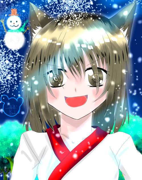 白い