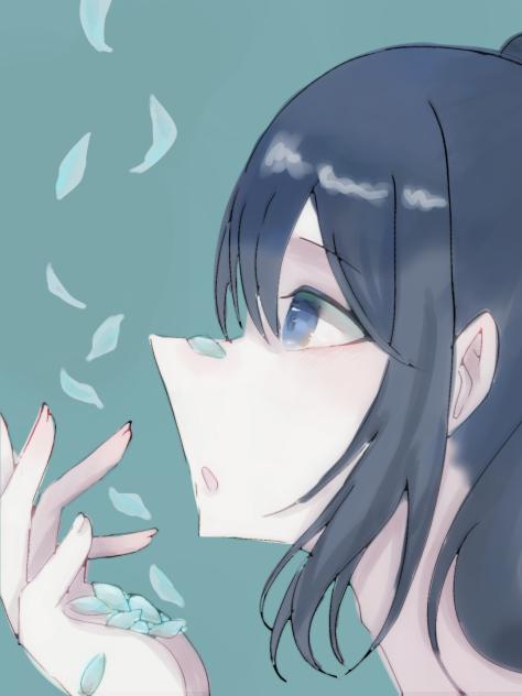 青