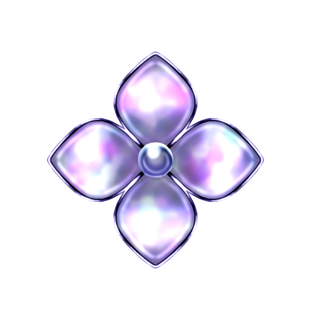 紫陽花ブローチ