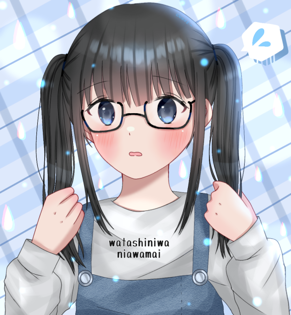 💙ツインテール✖メガネ💧