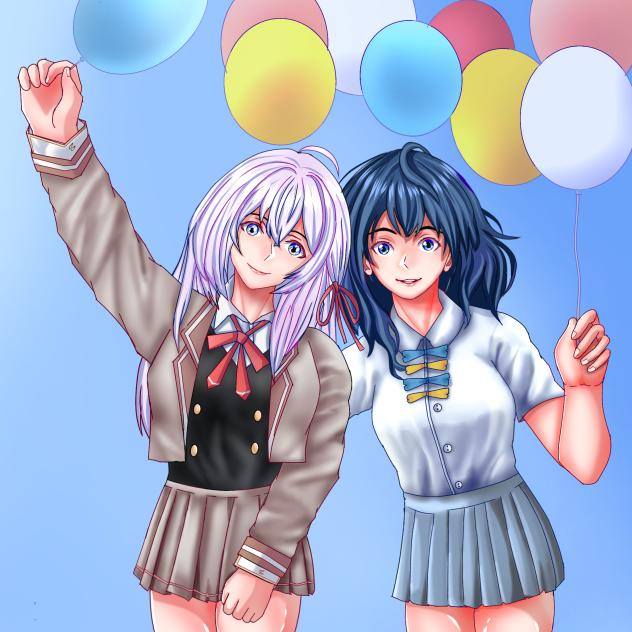 Alisa Mikhailovna Kujou With Anna Yanami