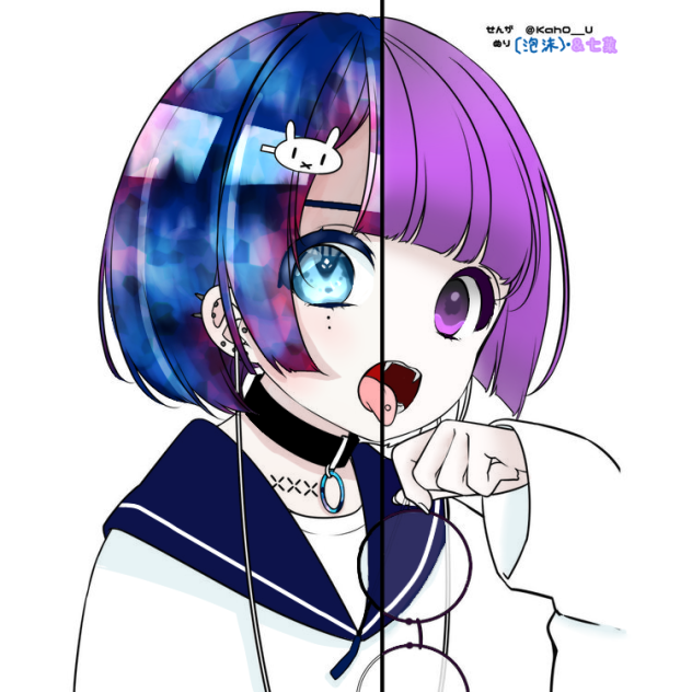 『二人で色塗る絵』塗ってみた！