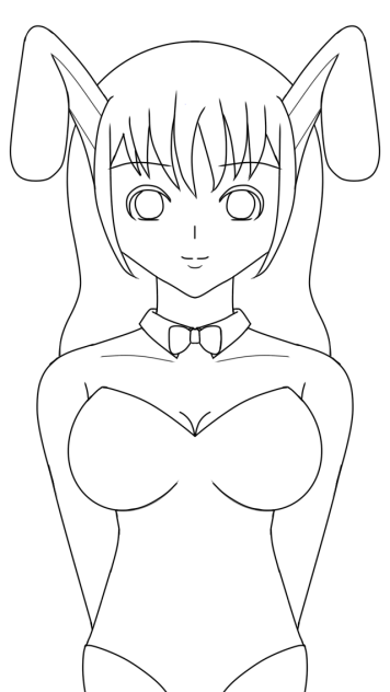 深夜のノリの線画～修正版～