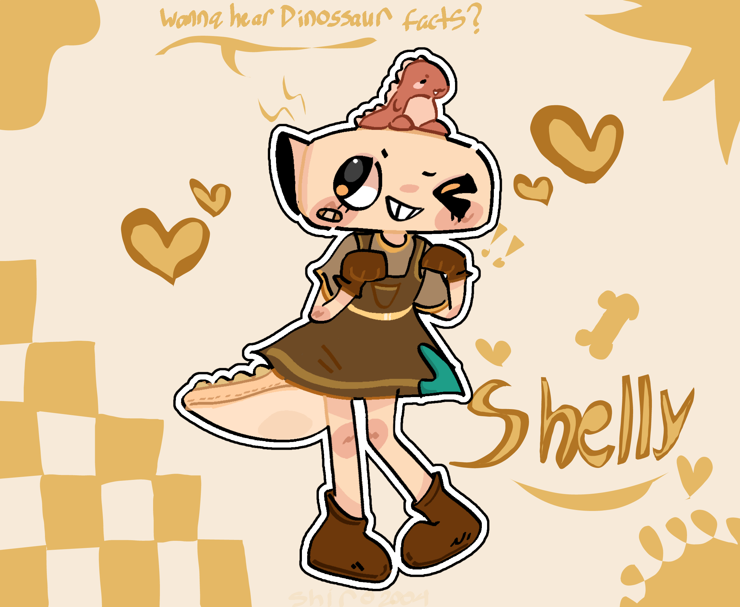 shelly the shell 🧡 - ibisPaint